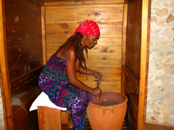 Treasure Beach, Jamaica accommodations. Shirley's Steam Bath
